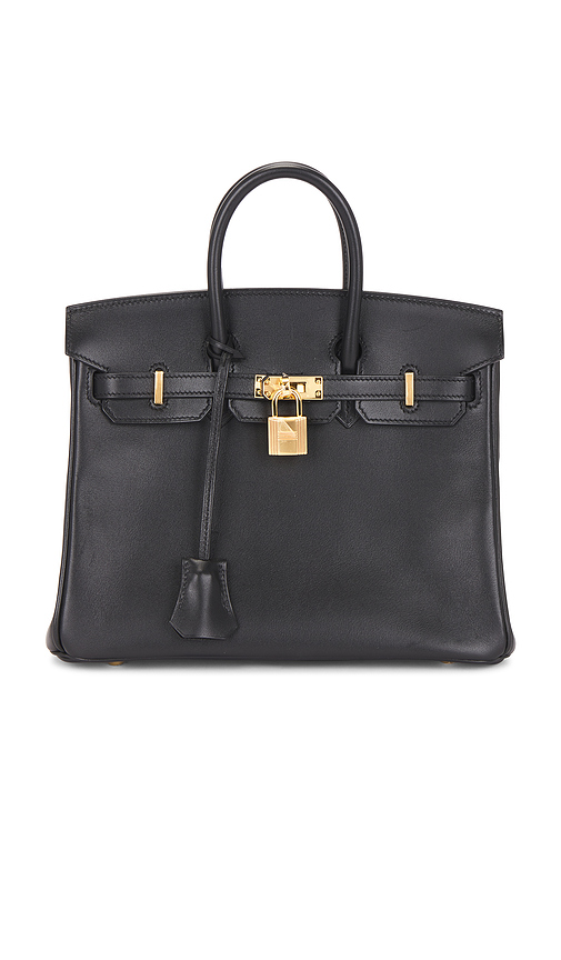 FWRD Renew Hermes Swift Birkin 25 Handbag in Black