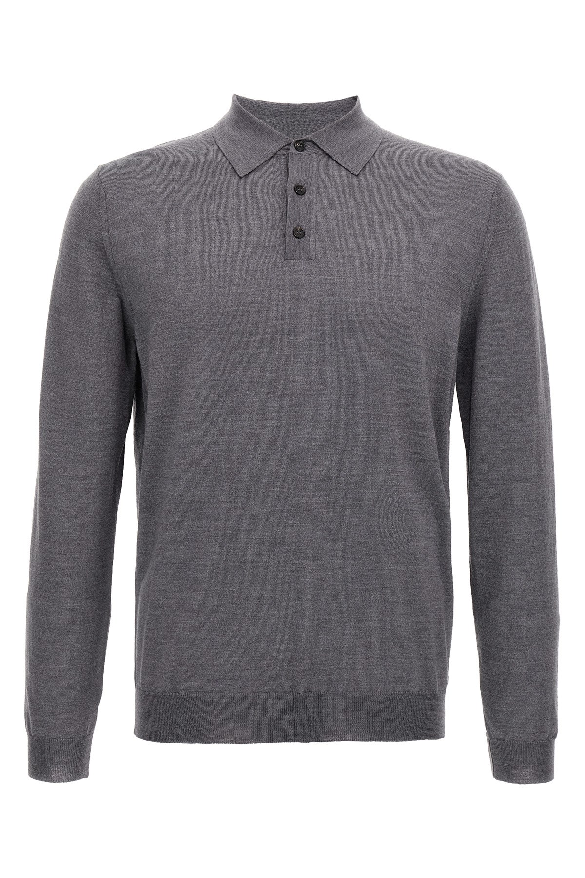 Virgin Wool Polo Shirt