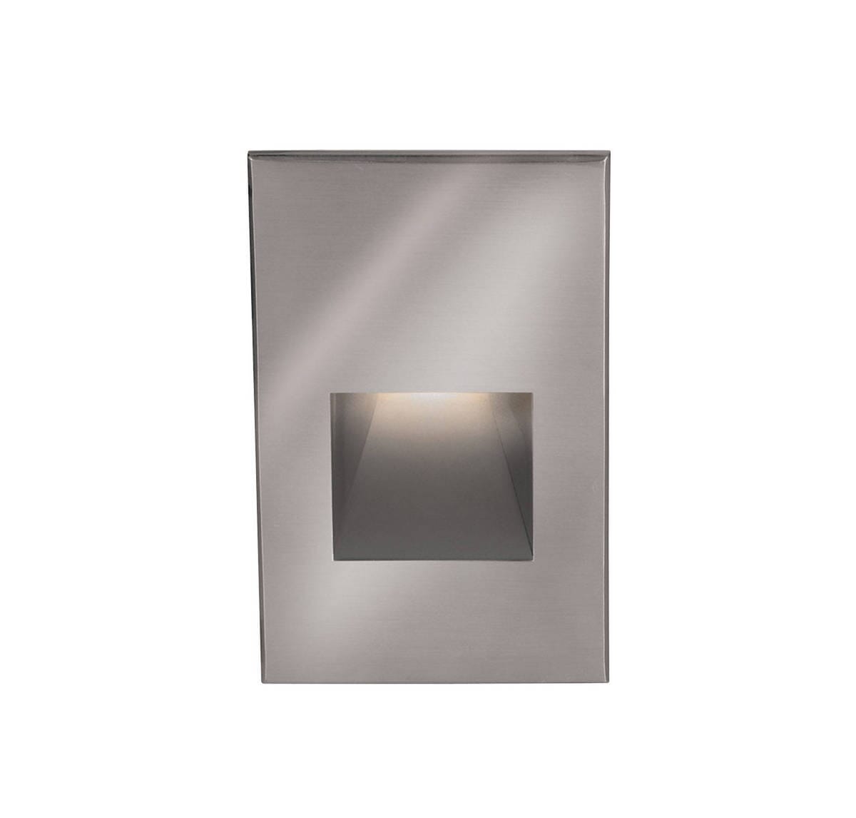 WAC Lighting 120V LEDme Vertical Indoor/Outdoor Step and Wall Light in Stainless Steel - WL-LED200-C