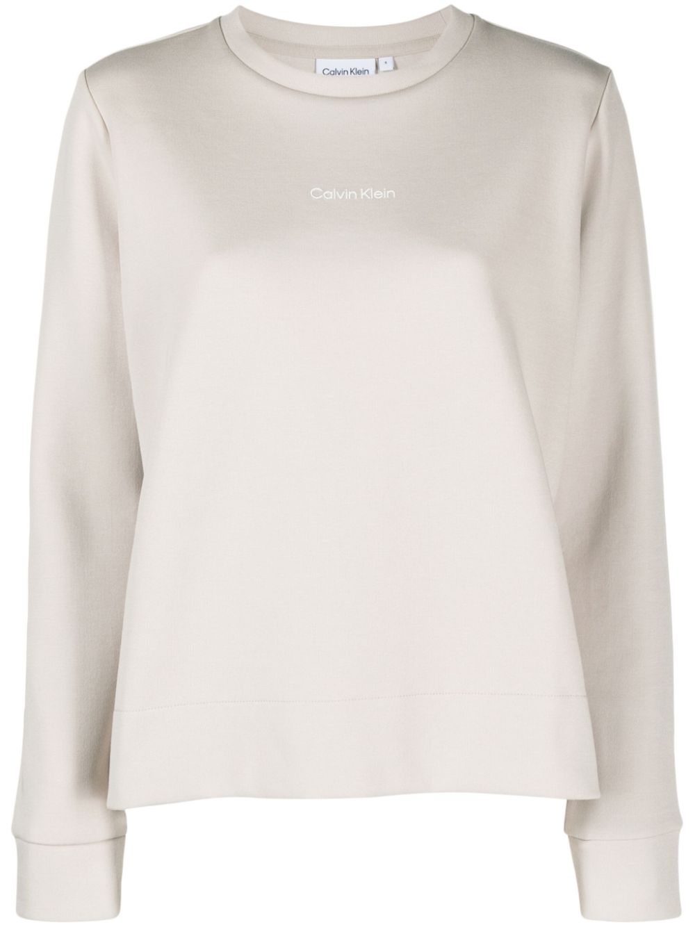 Micro logo cotton sweatshirt - Grey
