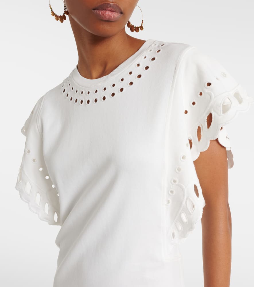 Orlane embroidered cotton minidress
