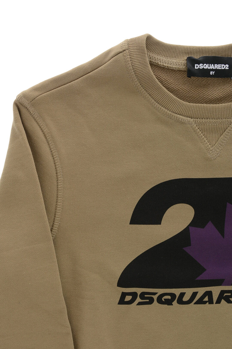 Boys Green Graphic Sweatshirt