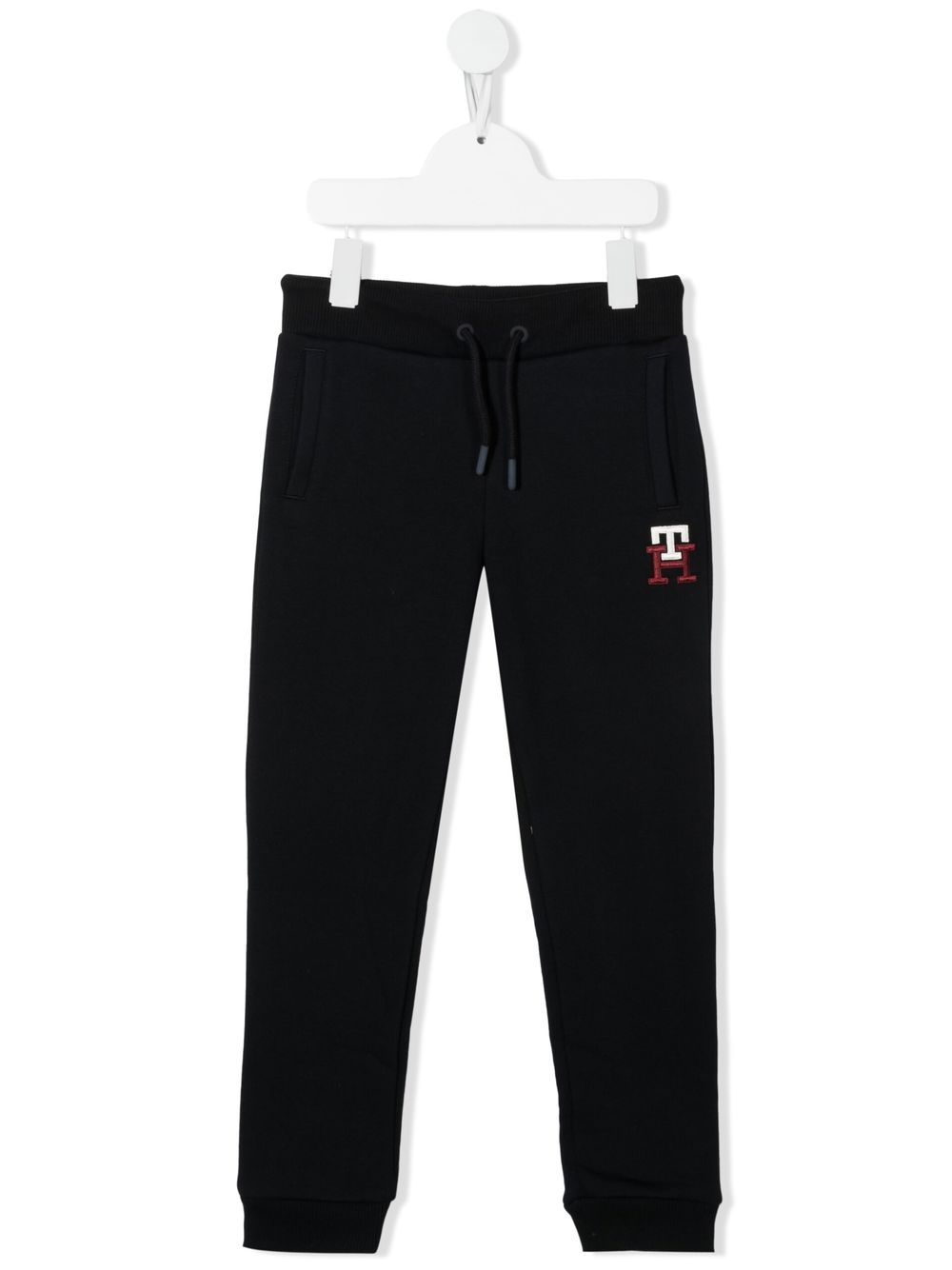 Logo-embroidered track pants - Blue