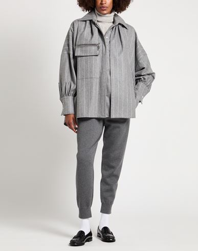 Woman Jacket Light grey Size S Wool, Cashmere