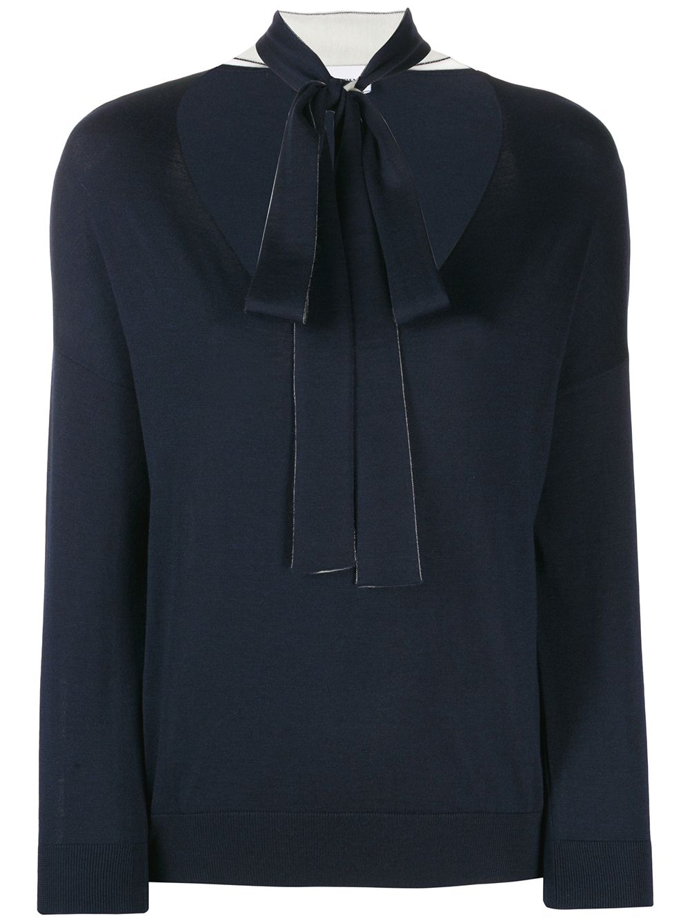 Bow tie jumper - Blue