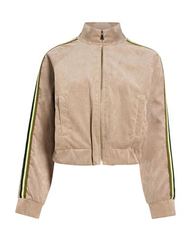 Woman Jacket Beige Size M Polyester, Polyamide, Elastane