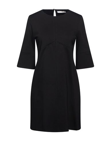 Woman Mini dress Black Size 10 Viscose, Polyamide, Elastane