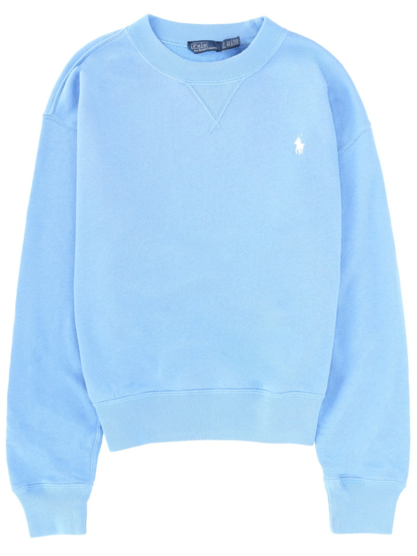 Blue Logo Crew Neck Sweatshirt