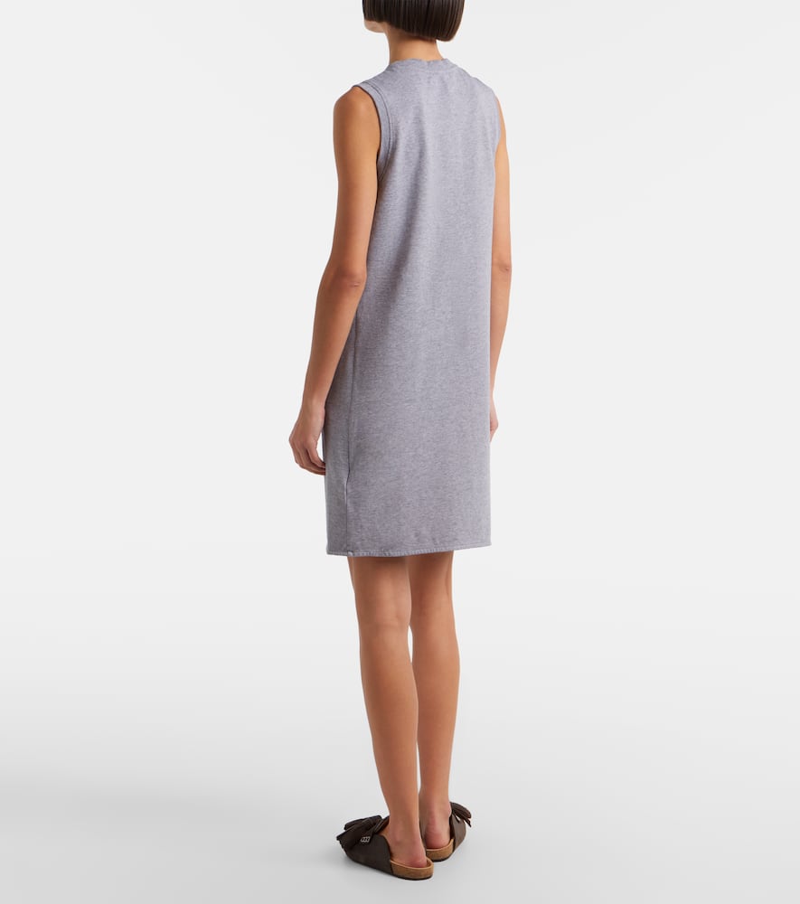 Cotton jersey midi dress