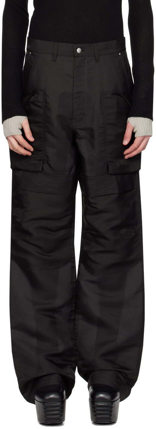 Rick Owens Black Stefan Cargo Pants