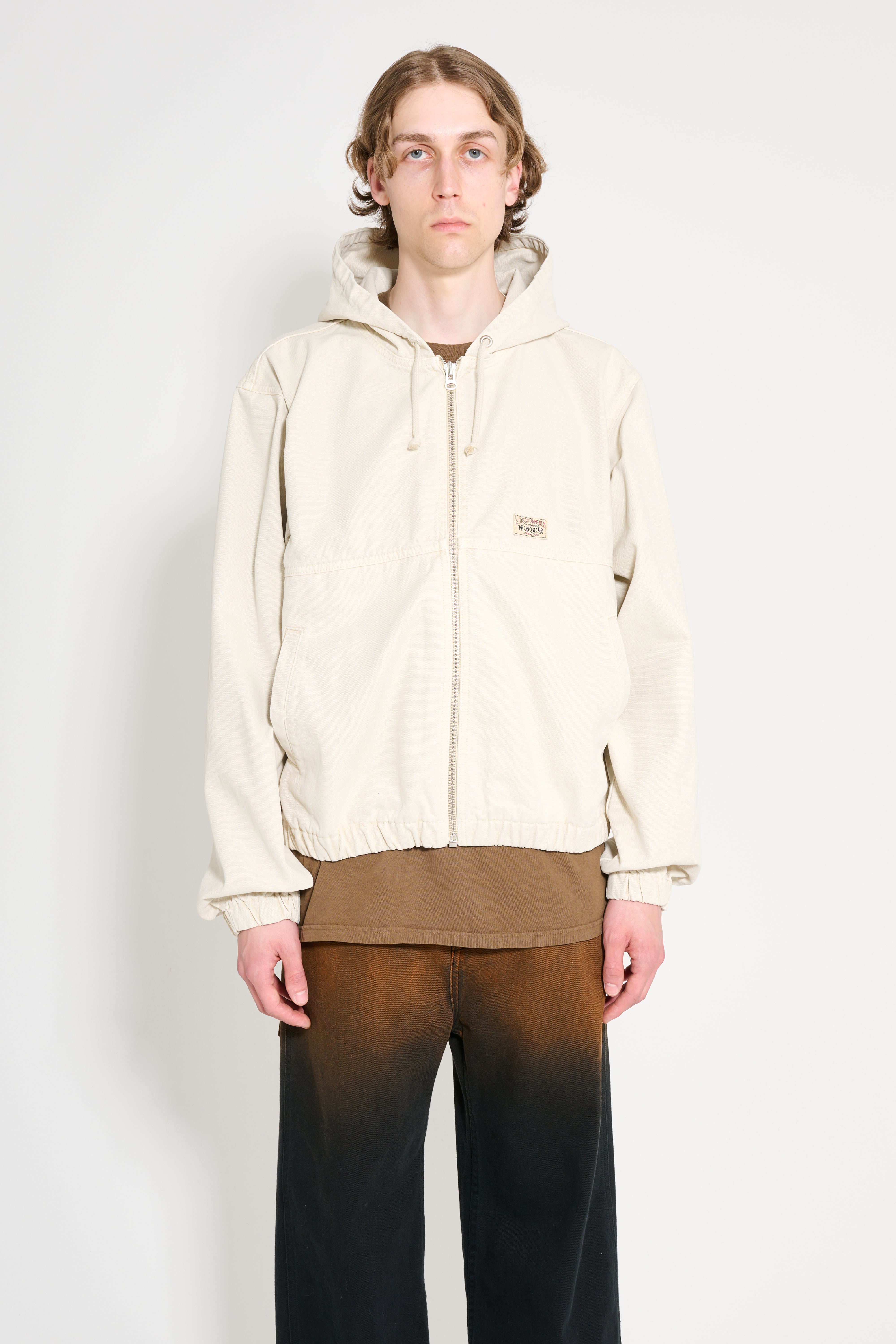 Stüssy Work Jacket Unlined Canvas Vintage Natura