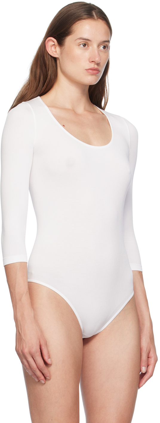 Wolford White Tokio Bodysuit