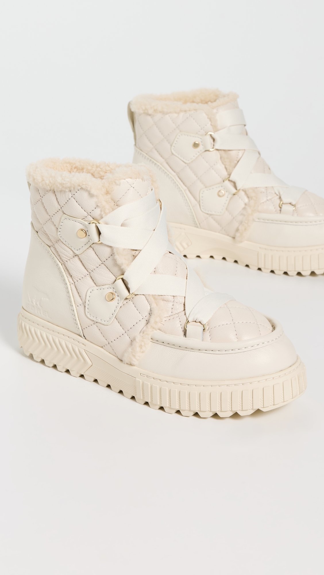 Ona Ave Alpine Lux Boots Chalk/Sea Salt