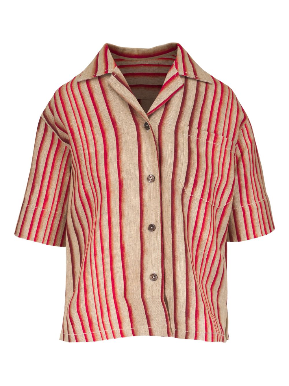 Odeeh striped shirt - Neutrals