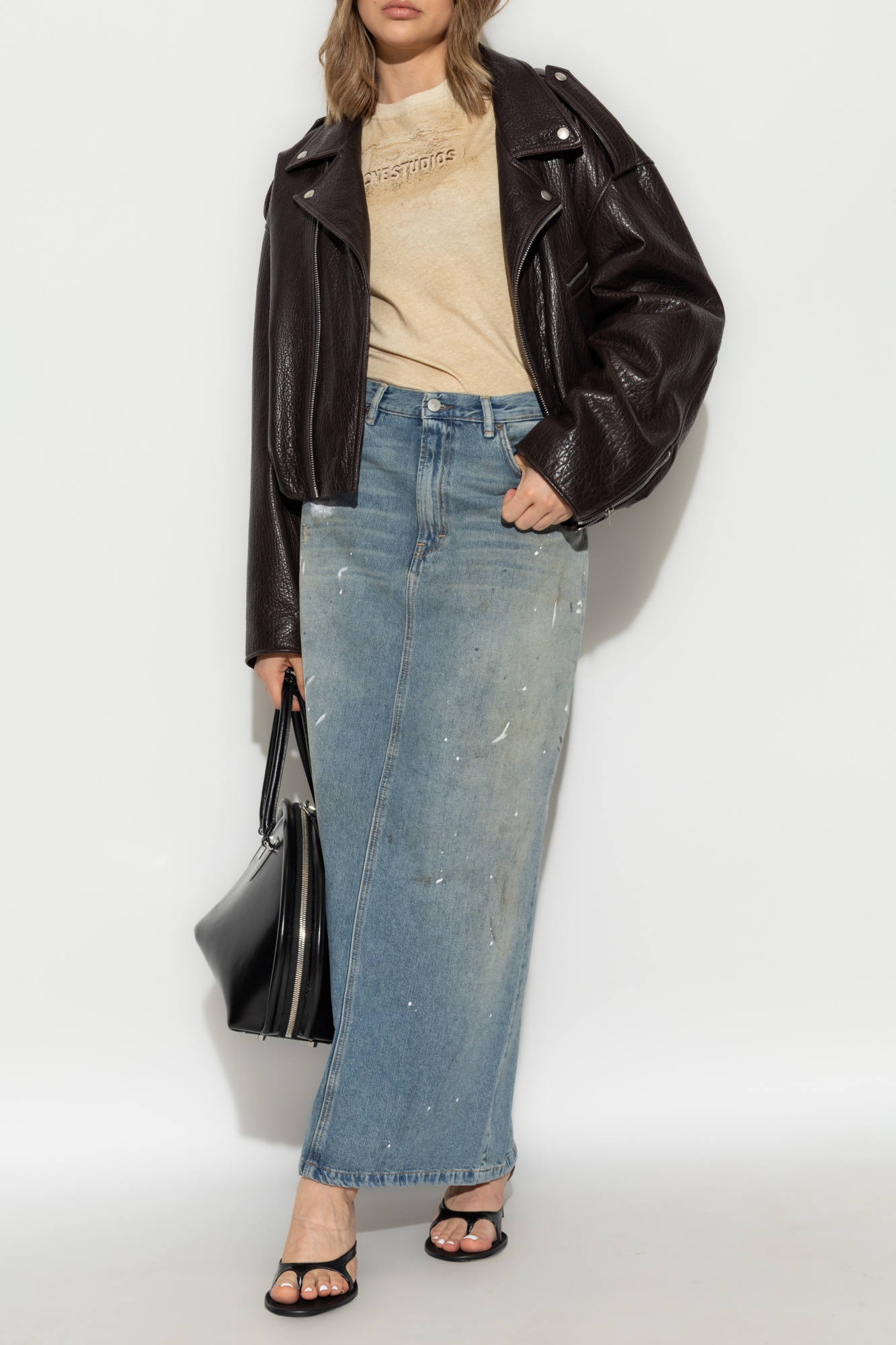 Acne Studios Denim Skirt, Women's, Blue
