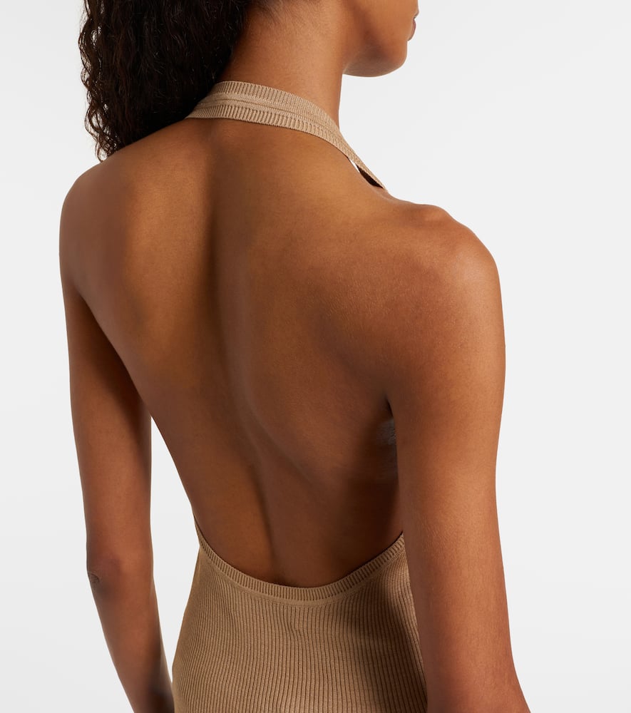 Ivey halterneck silk top