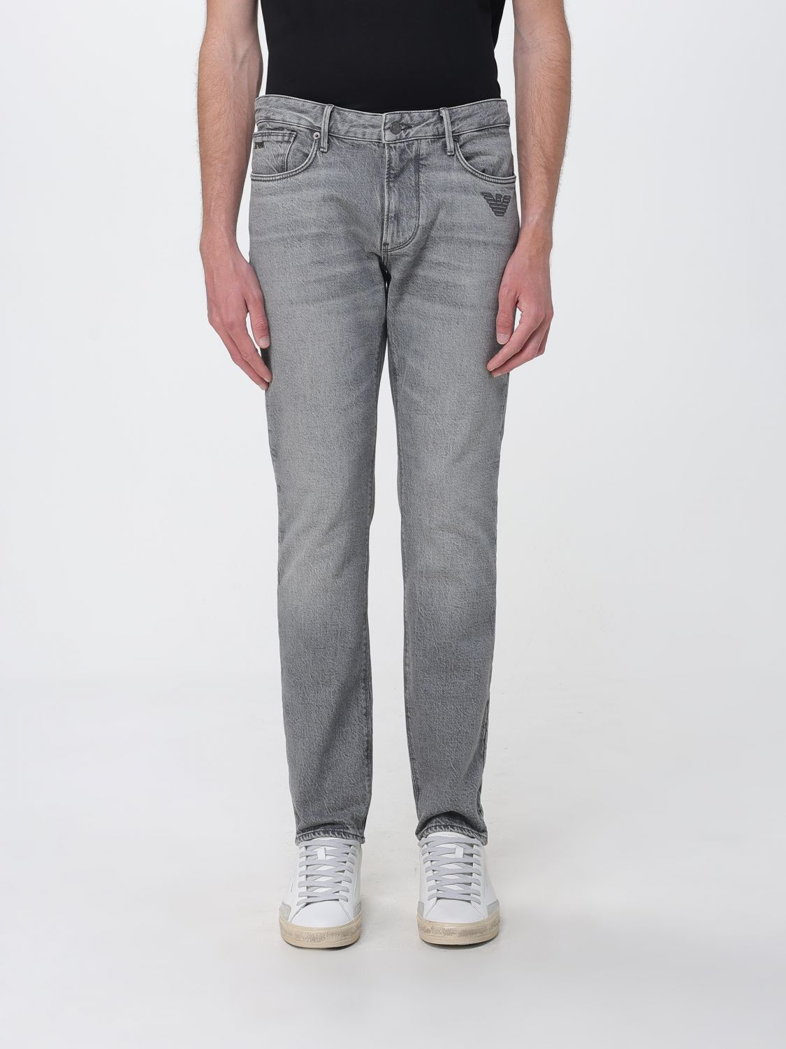 Jeans Men color Grey