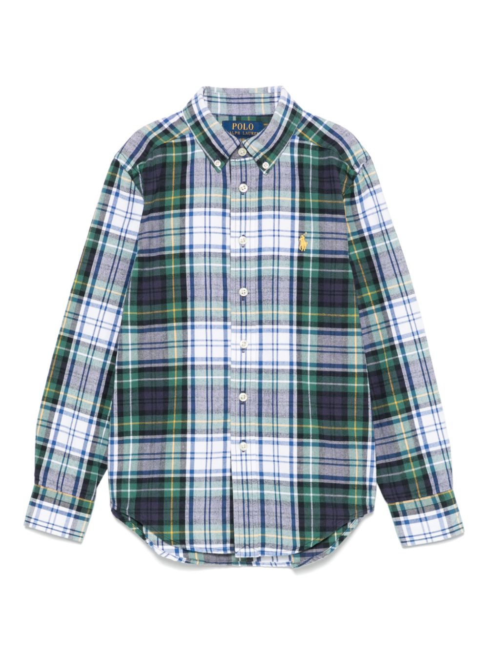 Check-pattern shirt - Green