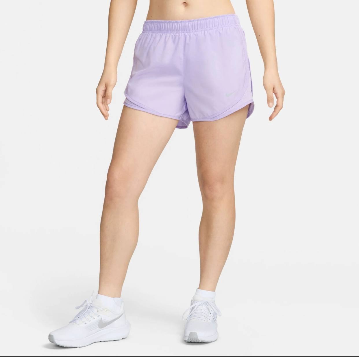 Tempo Shorts Women's Purple Dri-Fit Brief-Lined Drawstring Waist SRT612