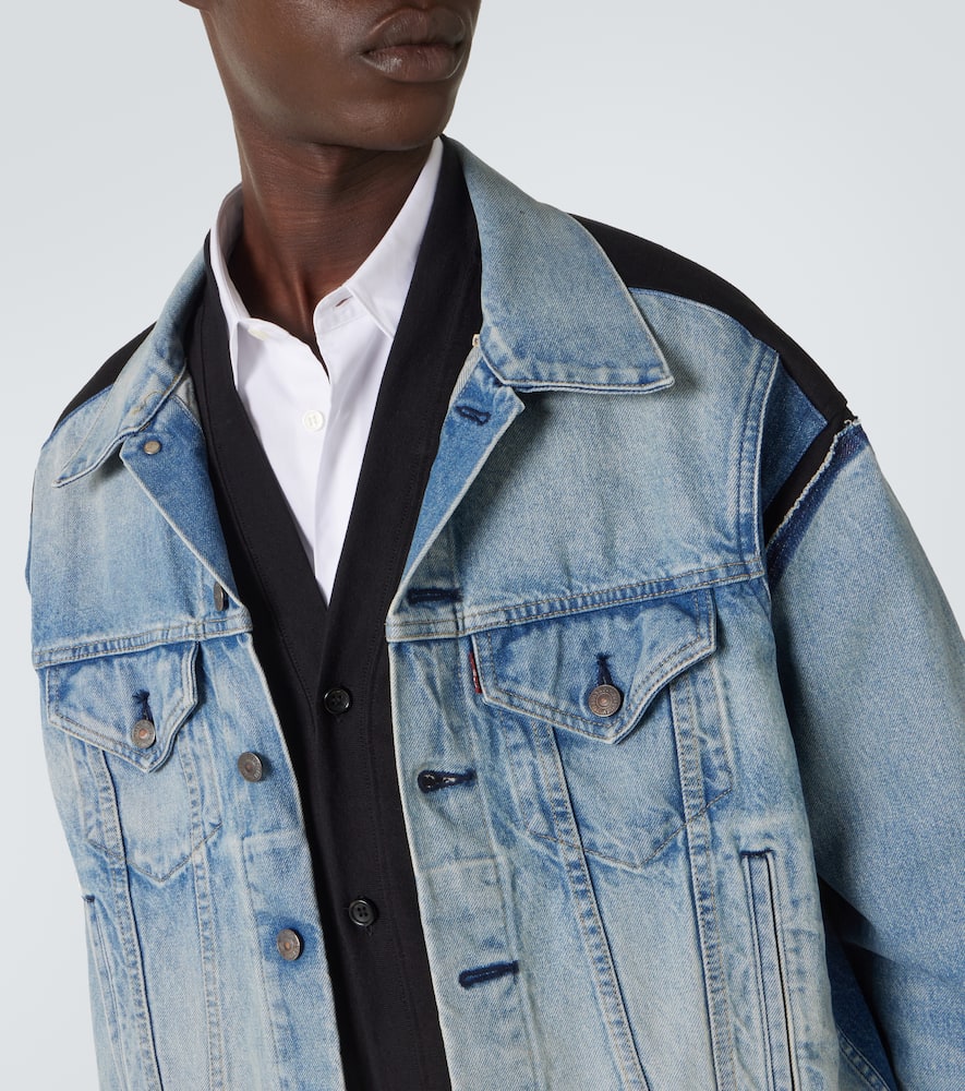 X Levi's jersey and denim jacket
