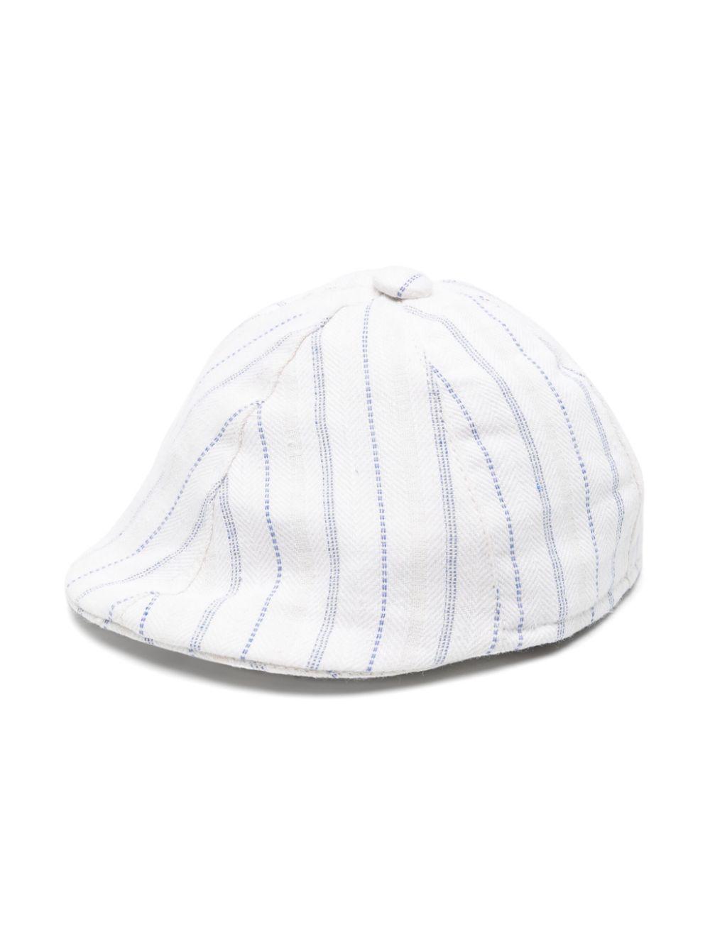 Peaked striped beret - Neutrals