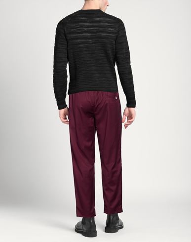 Man Pants Burgundy Size XL Polyester, Viscose, Elastane