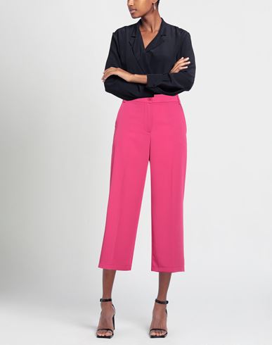 Soallure Woman Pants Magenta Size 6 Polyester, Elastane
