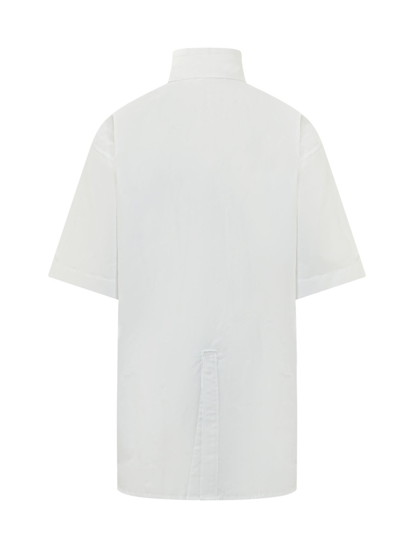 White Oversized Solid Shirt