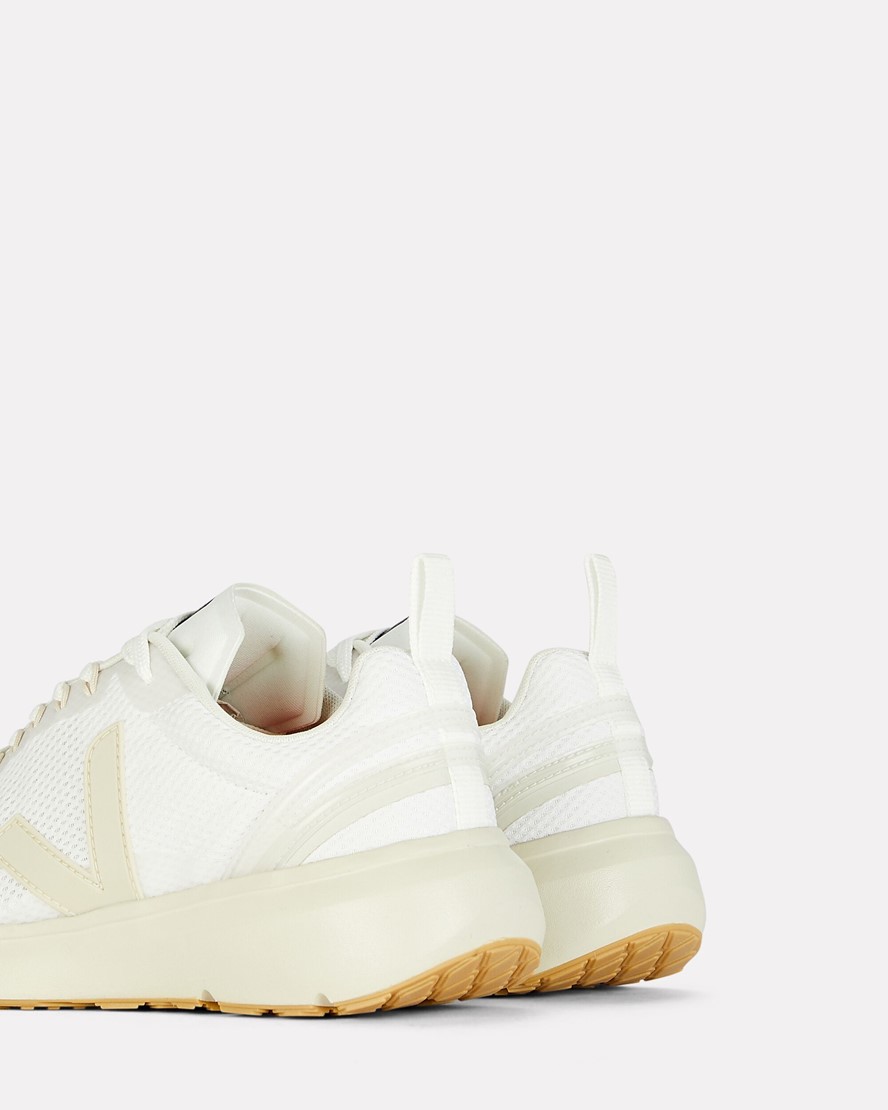 Tonal chunky-sole sneakers - White