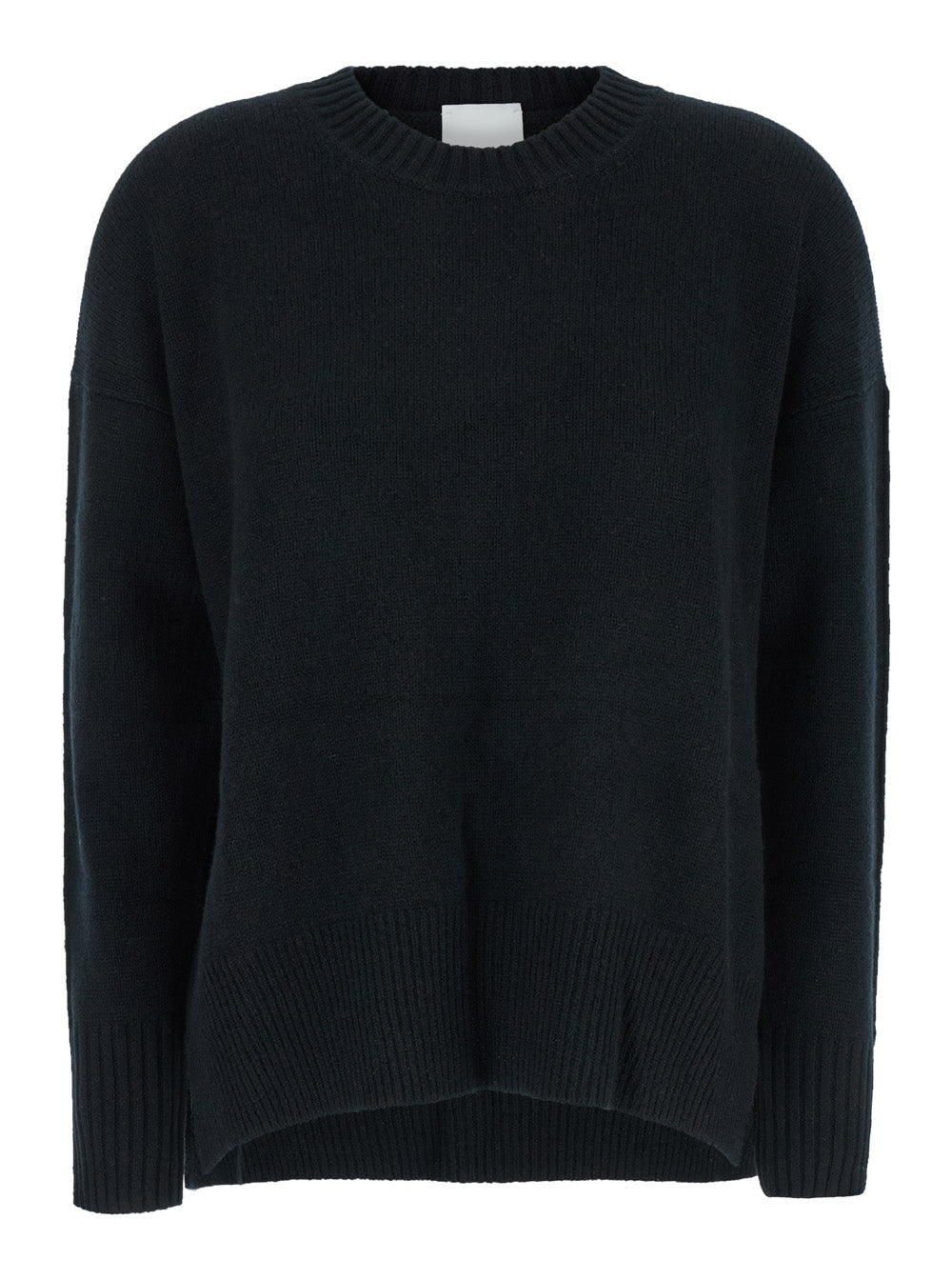 Cashmere Crewneck Sweater — Black