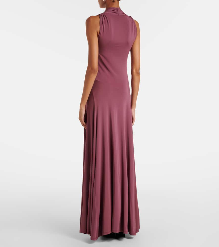 Vina crêpe maxi dress