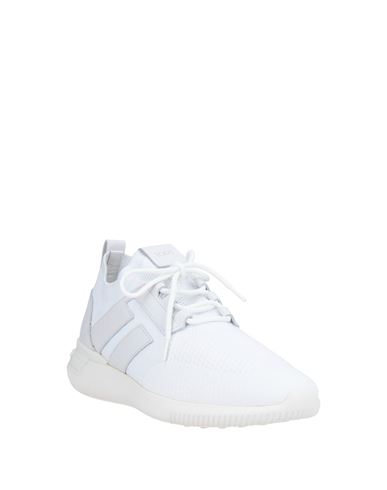 Tod's No_code Man Sneakers White Size 6 Soft Leather, Textile fibers