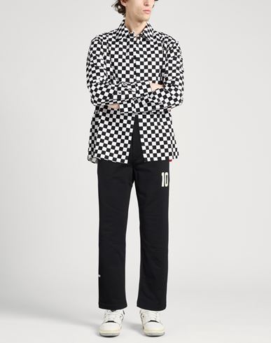 Man Pants Black Size M Cotton