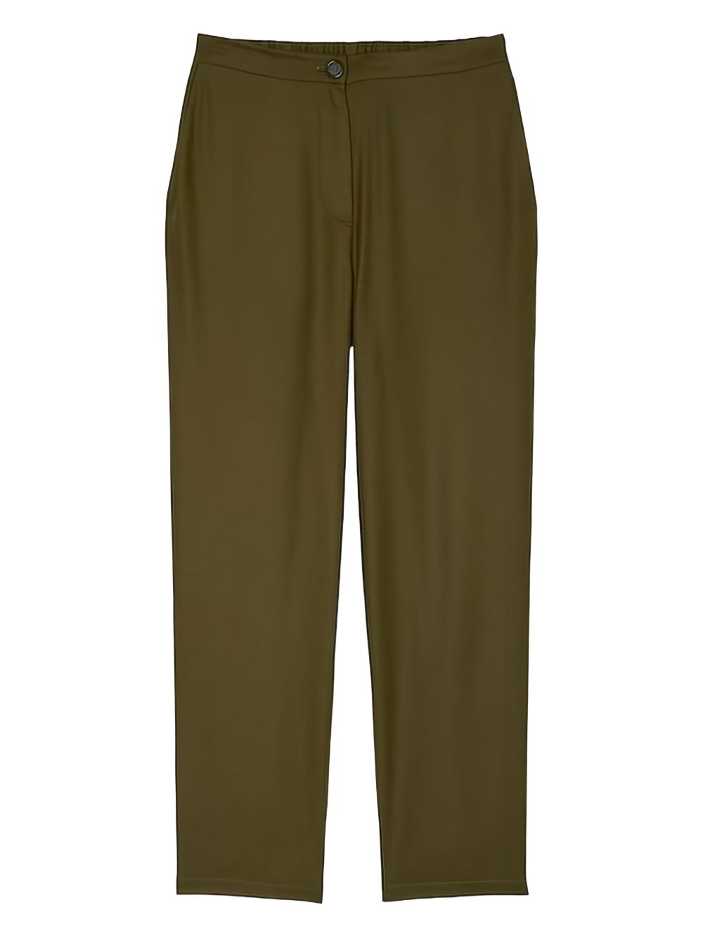Tailored high-waisted trousers - Green