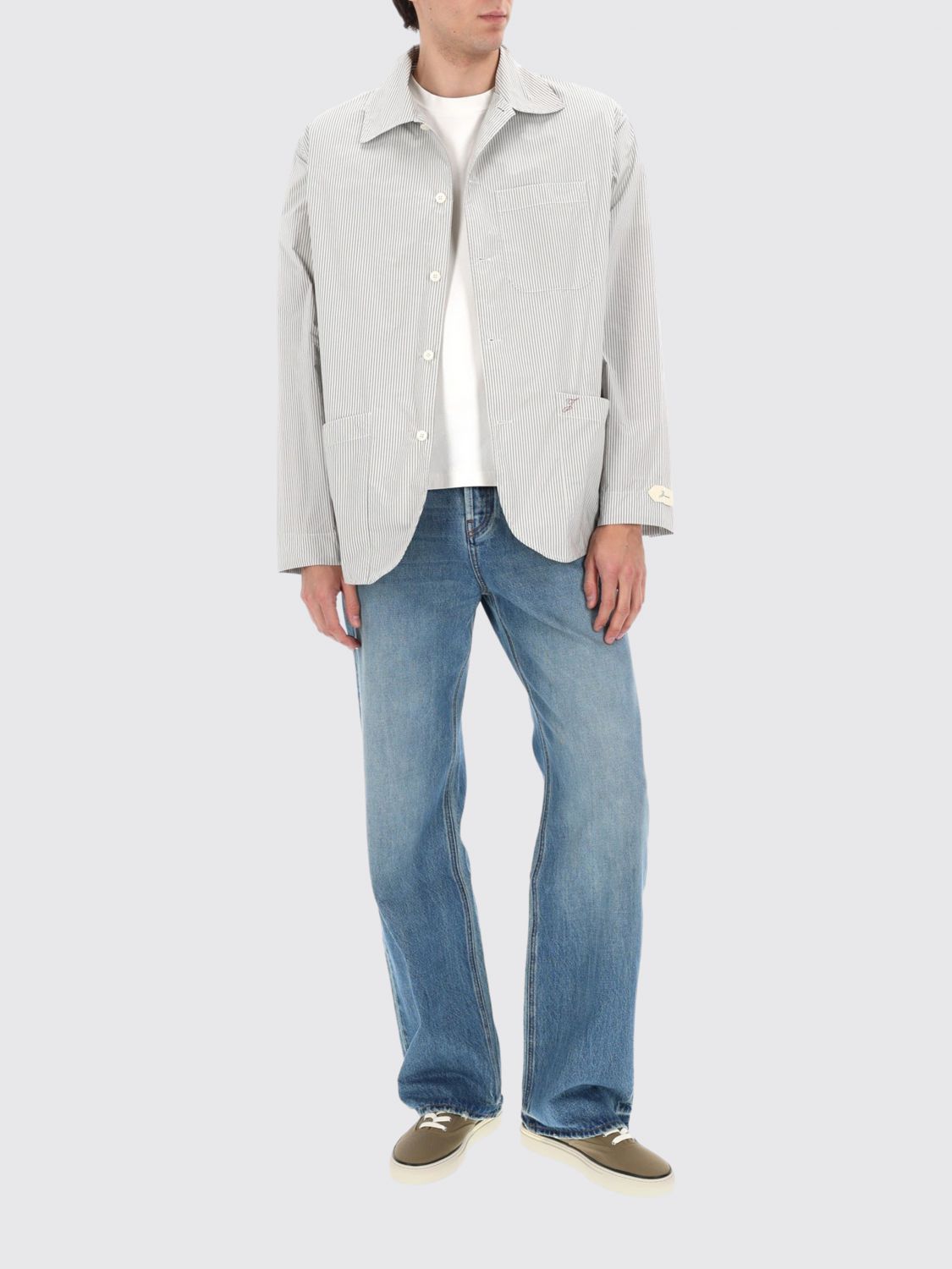 Jacket Men color White
