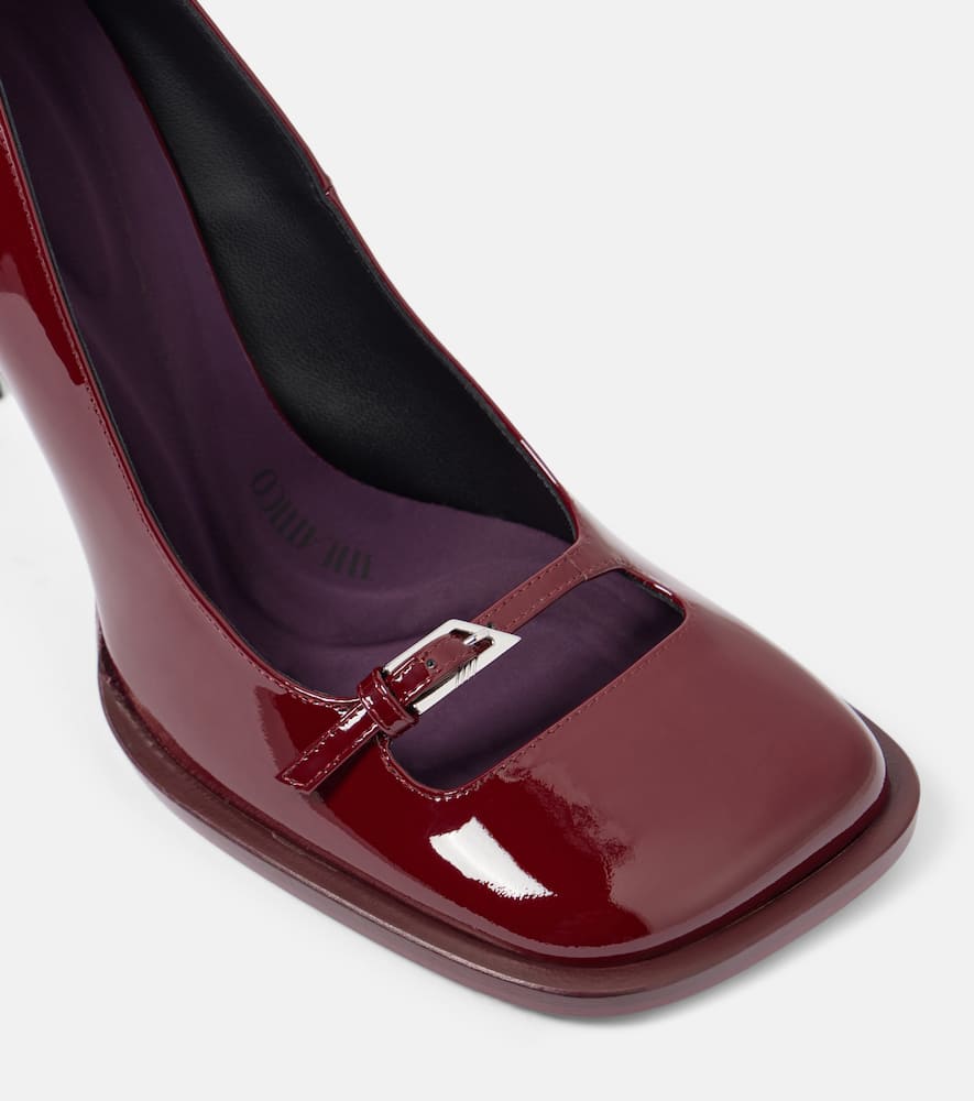 Mia 95 patent leather pumps