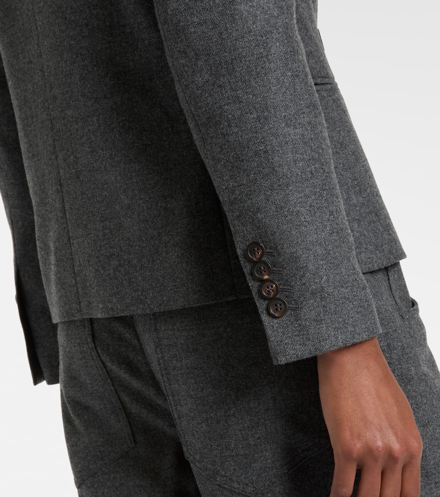 Wool and cashmere blazer