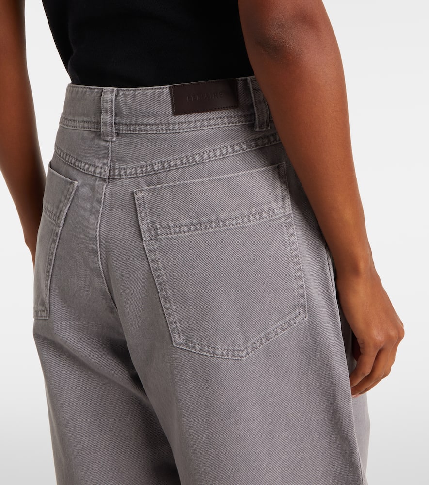 High-rise wide-leg jeans