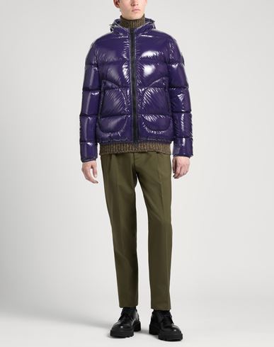 Man Puffer Purple Size 40 Polyamide, Polyurethane