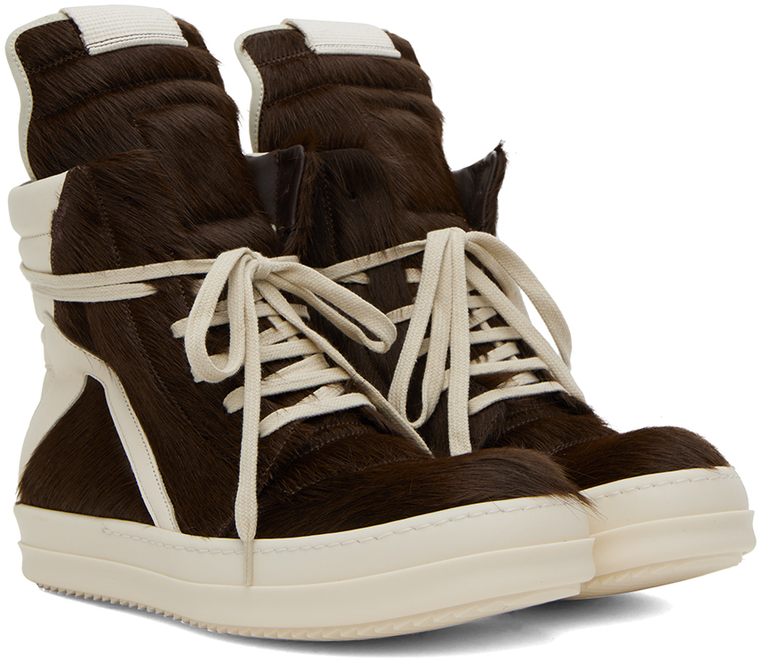 Brown Geobasket sneakers