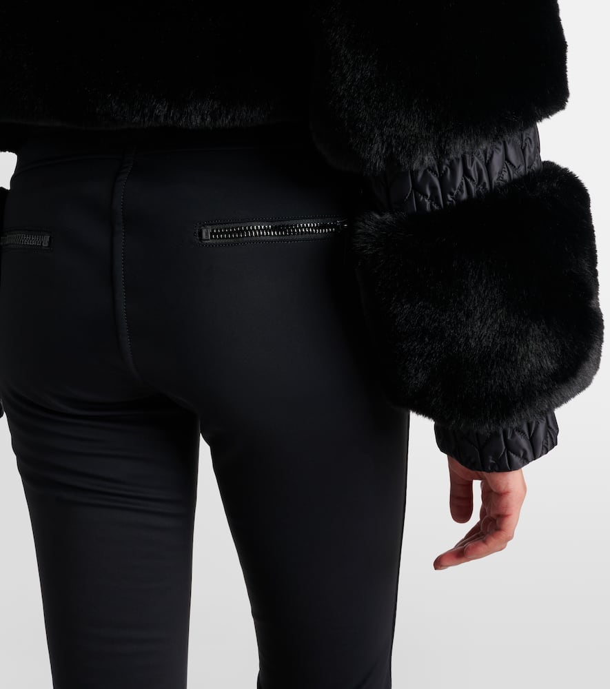 Lieke faux fur-trimmed ski jumpsuit