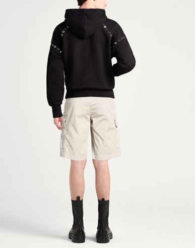 Man Shorts & Bermuda Shorts Beige Size 35 Cotton, Elastane