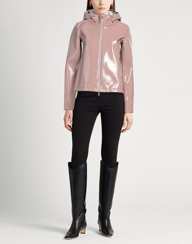 Woman Jacket Pink Size 6 Polyester, Polyurethane