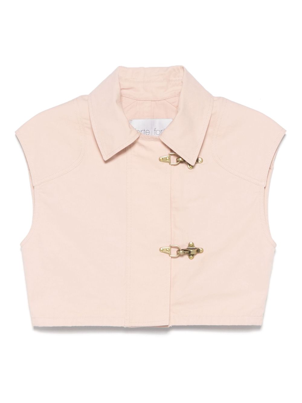 Forte Forte poplin waistcoat - Pink