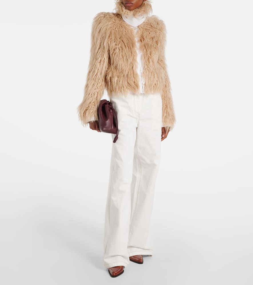 Faux fur jacket