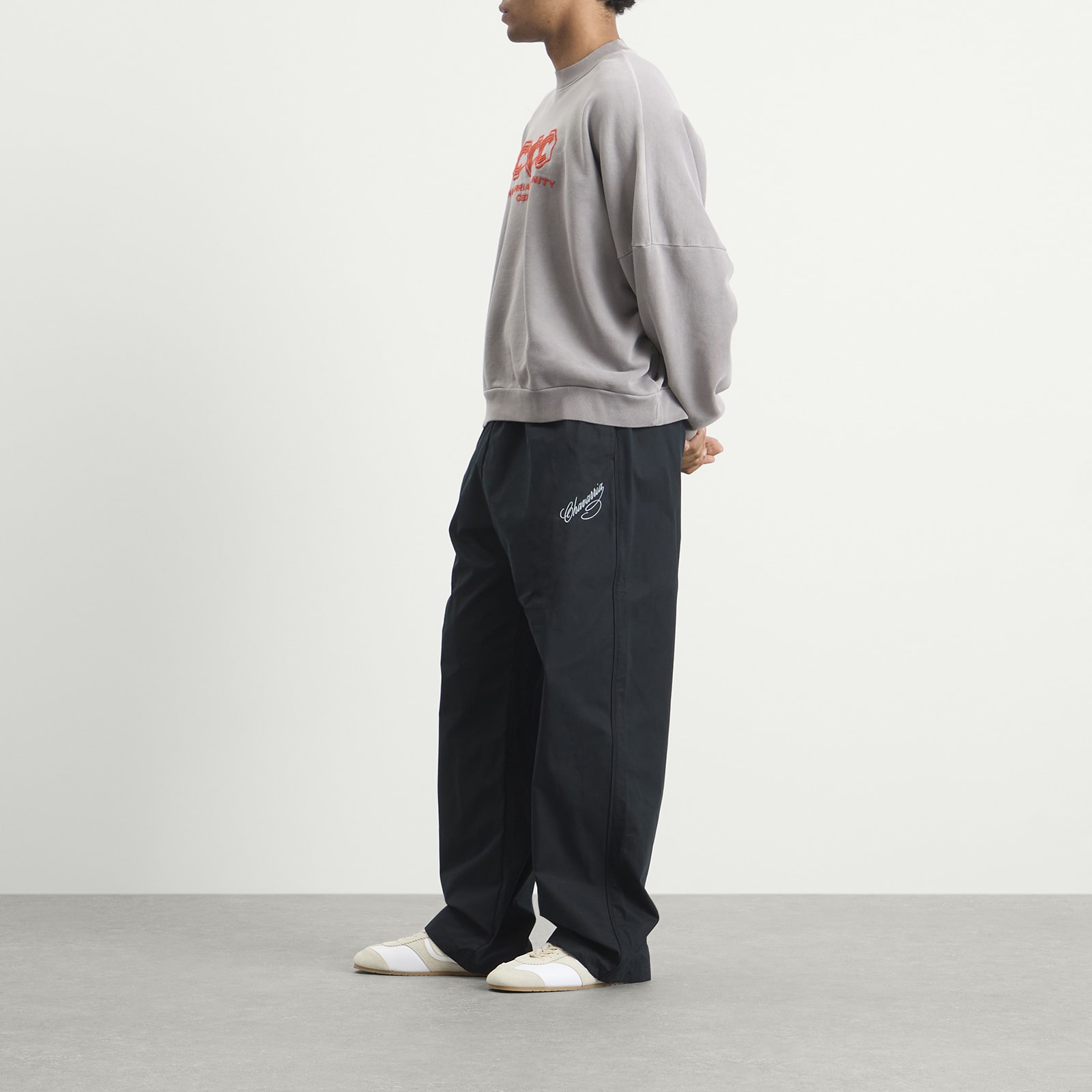 Willy Chavarria Ruff Rider Track Pant in Black - Black. S also in