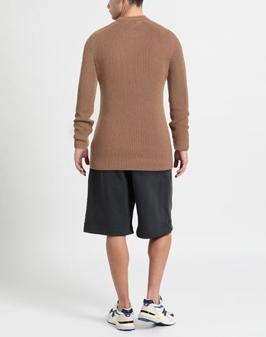Man Sweater Camel Size 40 Merino Wool
