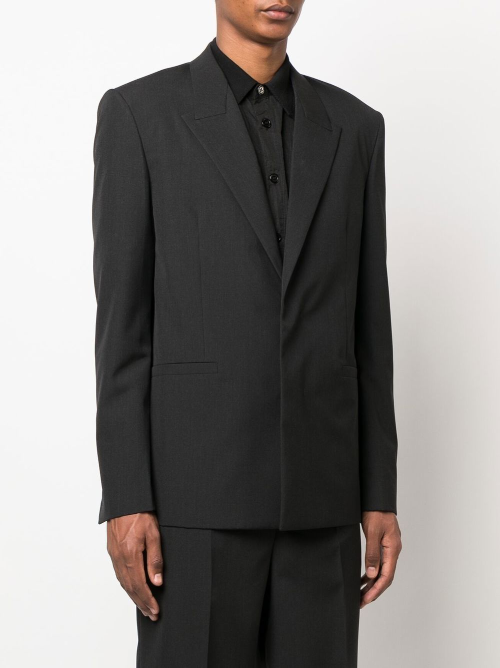 - Single-breasted Wool Jacket