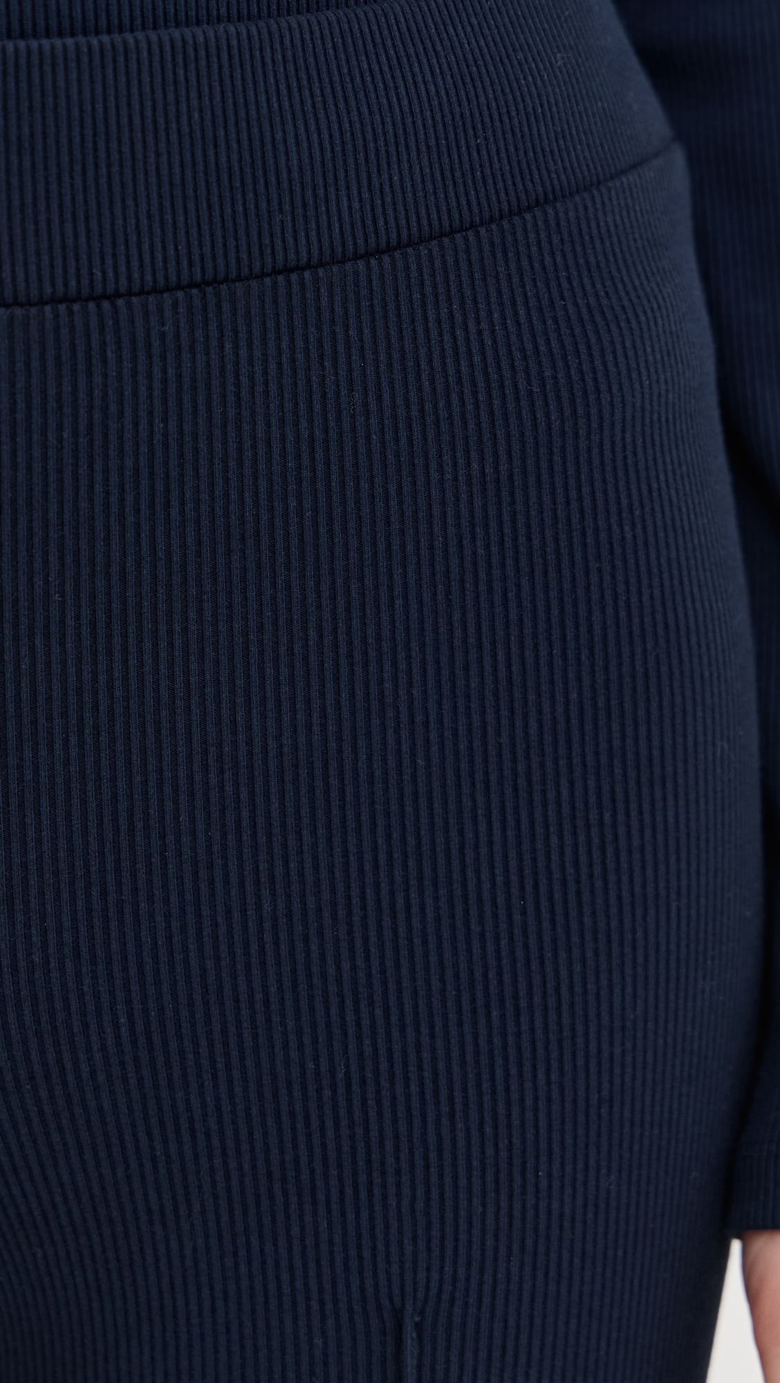 The Rib Kick Flare Pants Navy