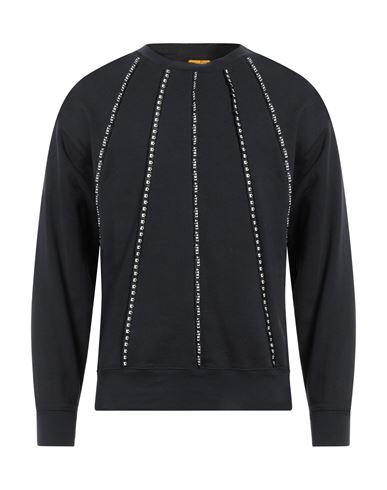 Man Sweatshirt Midnight blue Size S Cotton